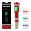 Multifunctional Meter Waterproof Water Quality Tester PH/TDS/EC/Temp Detector PH Test Pen with backlight for Aquarium Pool