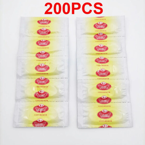 fb1213e66987f949 LIZE Condoms 200/100 Pcs Smooth Condoms For Men Natural Latex Condones Thin Penis Sleeve Contraception Toys Adult Sex Products
