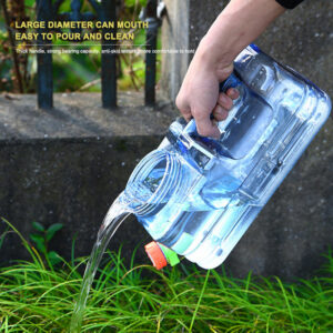 fb223a26f9945a5b 5.5L/10L Capacity Outdoor Bucket Portable Container with Faucet Driving Water Tank Picnic Camping Accsesorios