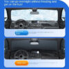 fb2315d8fec9c7a4 Sunshade Windshield Snow Sun Shade Waterproof Protector Automobile Magnetic Car Front Windscreen Cover