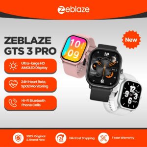 fb3133d1bd2961bc New Zeblaze GTS 3 Pro Voice Calling Smart Watch Ultra-big HD AMOLED Screen Health and Fiess Tracking Smartwatch for Men Women
