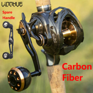 LINNHUE TDC300 Baitcasting Reel Magnetic Brake Reel Carbon Fiber Body 16KG 6.3:1 Drag Power Handle Pesca Fishing Reel