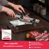fb3351743ea355da GIANXI Mutton Roll Slicer Machine Stainless Steel Meat Slicer Beef Thin Slice Frozen Meat Household Barbecue Hot Pot Cooking