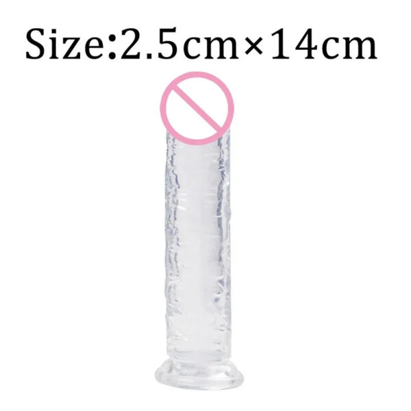 fb45d4ea6a2504b5 7 Size Realistic Dildo Jelly Penis Suction Cup Dildo Big Dick Female Masturbator Clitoral Stimulator Lesbian Sex Toys For Women