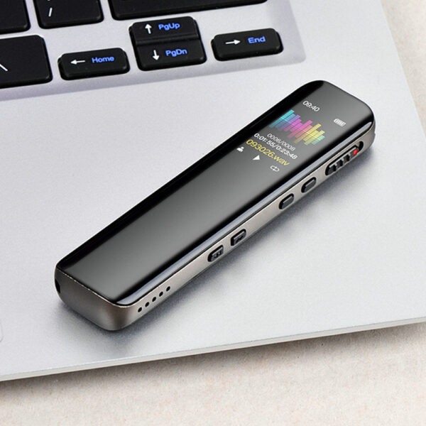 V39 Activated Portable MP3 Player Telephone Audio Recording Dual Arc Microphone Digital Voice Recorder Dictaphone