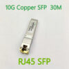 10gb SFP to RJ45 Transceiver, 10Gbe 10G SFP+ Copper Ethernet CAT.6a Module, 30 Meter, for Cisco Mikrotik Ubiquiti D-LINK TP-LINK