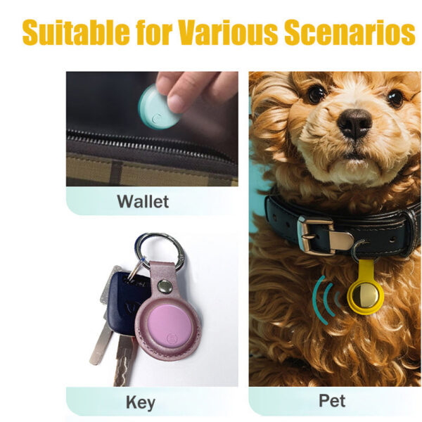 Smart Airtag Bluetooth GPS Work with Android&iOS System Air Tag Tracker Mini Locator Pet Key Finder