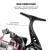 Huidiao 1000-7000 Stainless Steel Bearing Spinning Reel 8KG Max For Sea Carp Fishing