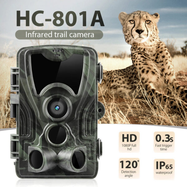 Hunting Night Vision HC801A With Motion Activated Outdoor Trail Camera Trigger Wildlife Scouting