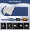 Naturehike Envelope Sleeping Bag – 3 Season Ultralight Waterproof Camping Blanket, 220x85cm for Adults, Compact & Breathable