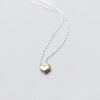 fbec887b93e30980 Modian Gold Color Heart Simple Tiny Fashion Chain Pendant Necklaces Classic Girls 925 Sterling Silver Jewelry For Women Gift