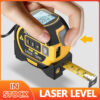 fbf9978f3f3c8d3e Intelligent 3In1 Measure Rangefinder High-precision Digital Laser Tape Range Finder Measuring Instrument Level