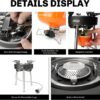 fc139805003f5be2 Fire Maple Saturn X 4400W-11000W High-Power Camping Gas Stove Double-preheater Foldable Split Gas Burner with Adjustable Legs Portable Cooking Gas Stove with Carry Case