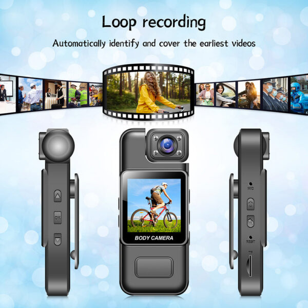 fc14e697f7923ade 1080P HD WiFi Mini Portable Digital Video Recorder Color Screen Wearable Camera Night Vision Police Cam Small Bike Camcorder