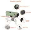 2600W Portable Folding Camping Stove Outdoor Hiking BBQ Travel Cooking Grill Cooker Cassette Gas Burner