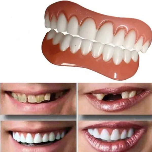 fc1937eb834faf3d Silicone false teeth cosmetic veneer men and women oral hygiene tools dentures veneers dental cosmetics