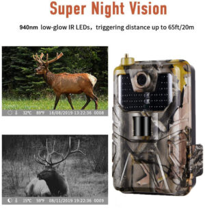 20MP 1080P Wildlife Trail Camera Photo Trap Night Vision 2G GSM SMS MMS P Cellular Hunting Cameras HC900M Surveillance
