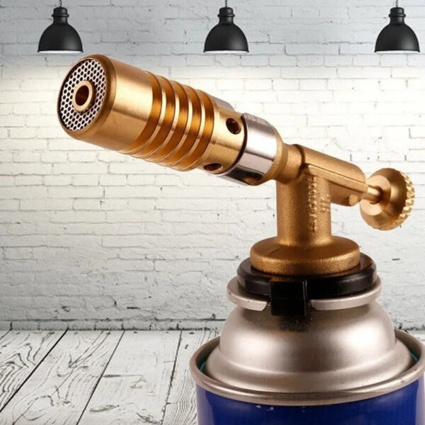 fc29811dae381dcc Burner Gas Torch Flame Gun Blowtorch Cooking Soldering Butane AutoIgnition Gas-Burner Lighter Heating Camping