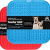 Dog Slow Feeders Helps Reduce Boredom & Anxiety丨Feeder Mat for Yogurt or Peanut Butter丨Dog Puzzle Toy Alternative to a Slow Feeder Dog Bowl丨Interactive Dog Toy Help for Nail Trimming丨Bathing