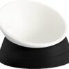 fc3644c21d28f864 2Pcs Cat Bowls Elevated Cat Food Bowl Adjustable Cat Dish Anti-Slip and Anti-Noise Raised Cat Bowl Protecting Pet’s Spine Thickened Plastic Bowl Suitable for Indoor Cats, 17 Oz
