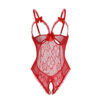 fc3f5e6f73ad2db0 Sexy lace lingerie plus-size women's underwear lace shaping bow-decorated sexy exotic style close-fitting dress suit