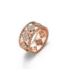 fc40256e7d8b7309 2024 four leaf clover cleef ring kaleidoscope rings For Women Gold sier diamond nail Ring Rings Valentine Party designer jewelryQ3