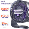 fc4e008b15ef1701 KINSCOTER Multifunctional Electric Circulator Wireless Portable Home Quiet Ventilator Desktop Wall Ceig Fan Air Cooler