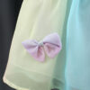 Summer Baby Girls Children Clothes Colorful Bows Toddler Birthday Party Mesh Evening Dress Kids Costume 0 To 3 Years Old