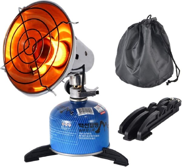Lixada Camping Heater Portable Lightweight Gas-Heater Stainless Steel Camp Gas Heater for Outdoor Winter Warmth Tent Backpacking Picnic Hiking Traveling BBQ