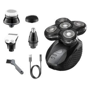 fc7cb82ff246e01b Shavers Pro Shaver For Men Wet Dry Head Electric Razor Beard Hair Trimmer Rechargeable Bald Shaving hine 5in1 Grooming Kits 230529