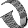 fc7d8334d1613024 iiteeology Compatible with Apple Watch Band 49mm 45mm 44mm, Upgraded Solid Business Stainless Steel Band for Apple iWatch Series 9/8/7/Ultra,Space Gray