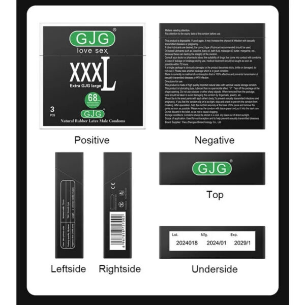 fc8491df64fb7cbe 68mm Condom Floral Scent XXXL Plus Size Ultra-thin 0.01mm Natural Rubber Smooth Adult Games Sex Toy Contraceptive Large for Men