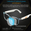 Wireless Bluetooth 5.0 Sunglasses Headphones - Enjoy Music Wirelessly Hands-free Calling Music Eyeglasses