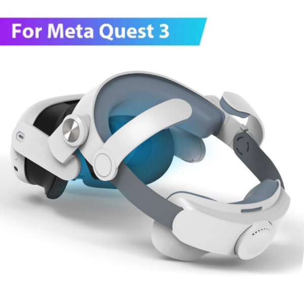 fcc0231cf58fa729 Replaceable Elite VR Headset Improve Comfort Adjustable Head Strap for Meta Quest 3 Accessories Helmet