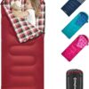 fcc1b64a54b1e50c KingCamp Kinderschlafsack Schlafsack Winter Warmer Deckenschlafsack 3-4 Jahreszeiten für Kinder beim Camping Trekking 170 x 70 cm Komfort: 7°C 1.4 KG