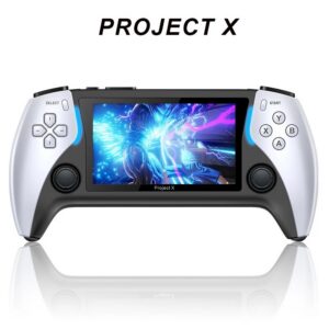 fccc1a6ddc5005ca PROJECT-X Handheld 4.3 Inch IPS Screen Portable Video Player HD Game Console 2 Controllers Children's Gifts