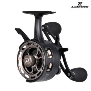 LEOFISHING CNC Ice Fishing Wheel Winter Quick Release Reel 3+1 Metal Spool Coil Smooth Lure Fish Equipment Accessories