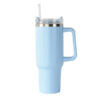fcf079e8d8bd0ff2 Pink Sten leys 40oz Mugs Tumblers With Handle Insulated Tumbler Lids Straw Stainless Steel Coffee Termos Cup ready to ship 10.25