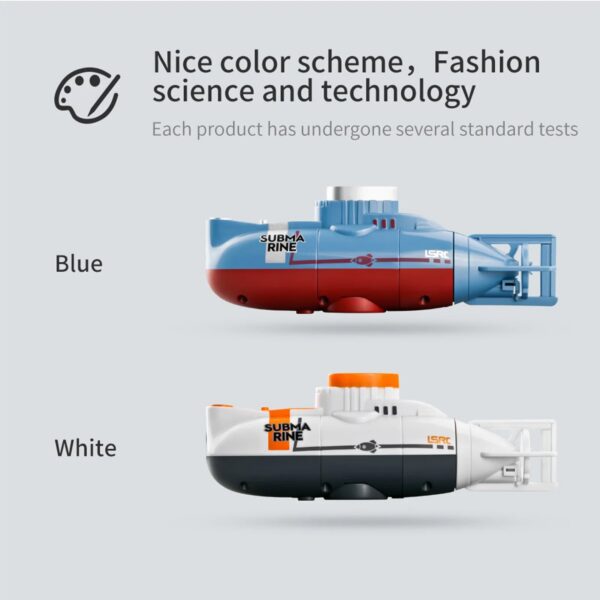fcf31cc70ea5a898 Mini RC Submarine 0.1M/s Speed Remote Control Boat Outdoor Waterproof Diving Toys Simulation Model Kids Boys Girls Birthday Gift