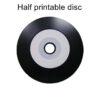 25PCS/BOX Ritek Printable Blank Recordable Compact 700MB/80min/52x CD-R Vinyl Black Media Disc
