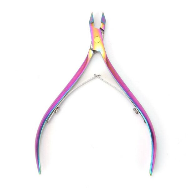 fd0e2a9c5182a856 Cuticle Nipper Clipper 1 Pcs Colorful Scissor Plier Dead Skin Remover Clear Nail Art Tool for Beauty Salon