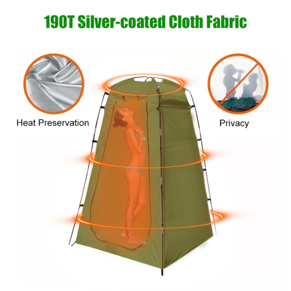 Westtune Portable Privacy Tent Outdoor Waterproof Changing Room Shelter for Camping Hiking Beach Toilet Shower Bathroom