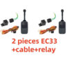 fd17e83c831f7109 2pcs EC33 4G+2G GPS tracker with 300mAh battery TrackerKing The smallest tracker Relay GPS Rastreador GPS J16 Acc Alarm