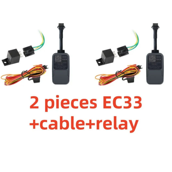 fd17e83c831f7109 2pcs EC33 4G+2G GPS tracker with 300mAh battery TrackerKing The smallest tracker Relay GPS Rastreador GPS J16 Acc Alarm