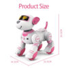 fd1b3fed712ae6a7 Funny RC Robot Electronic Dog Stunt Dog Voice Command Programmable Touch-sense Music Song Robot Dog Pink Toys for Girls Gift
