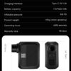 fd2492f4555c3303 ROCKBROS Electric Mini Bike Pump 100PSI Type-C Rechargeable Air Inflator Bicycle Pump MTB Road AV FV Valve Cycling Electric Pump