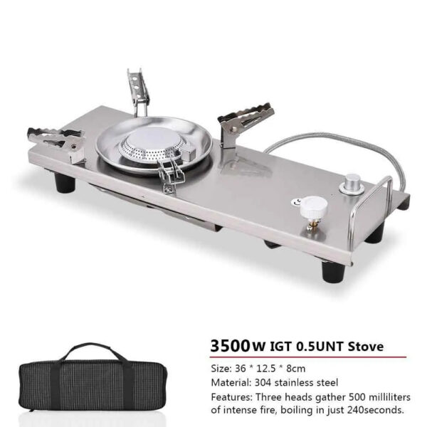 fd3bde5d0f98b349 Pandatour Camping IGT Gas Stove Easy Equiped 0.5-Unit Portable Hiking Stove High Effi Ciency 6500W High Firepower Burner