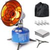 Lixada Camping Heater Portable Lightweight Gas-Heater Stainless Steel Camp Gas Heater for Outdoor Winter Warmth Tent Backpacking Picnic Hiking Traveling BBQ