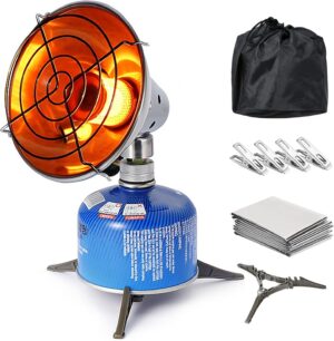 fd3d2abcb71e05fb Lixada Camping Heater Portable Lightweight Gas-Heater Stainless Steel Camp Gas Heater for Outdoor Winter Warmth Tent Backpacking Picnic Hiking Traveling BBQ