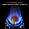 Portable Camping Gas Stove with Piezo Ignition 3500W Outdoor Camping Stove Backpacking Burner Windproof Fishing Stove for BBQ Hiking Picnic Camping Cooking Stoves with Carrying Case Adapters Converter